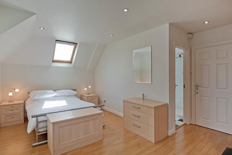 The property has six double bedrooms, two with en-suite bathrooms.