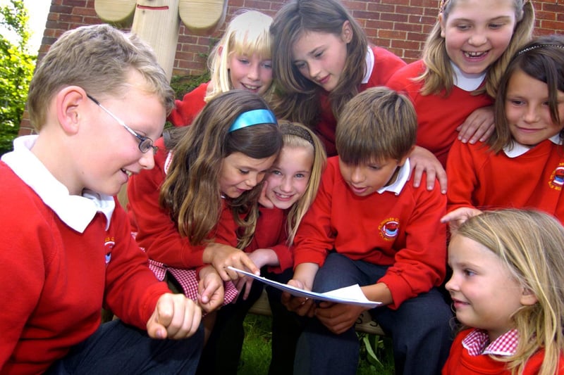 Fylingdales School Council celebrates a glowing Ofsted report.
