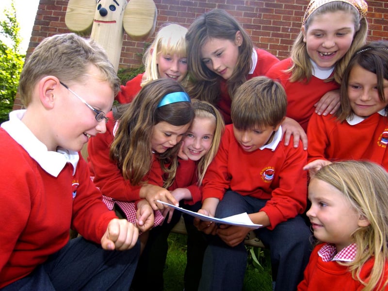 Fylingdales School Council celebrates a glowing Ofsted report.