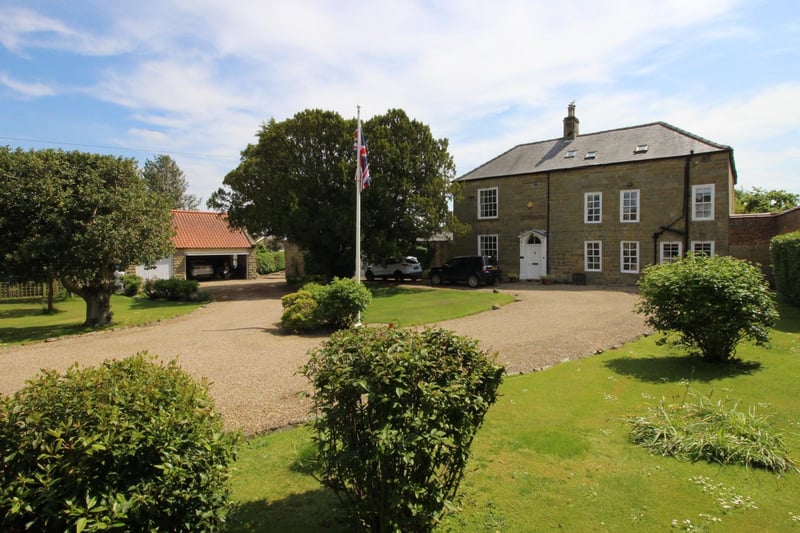 The Manse with its wide and sweeping driveway