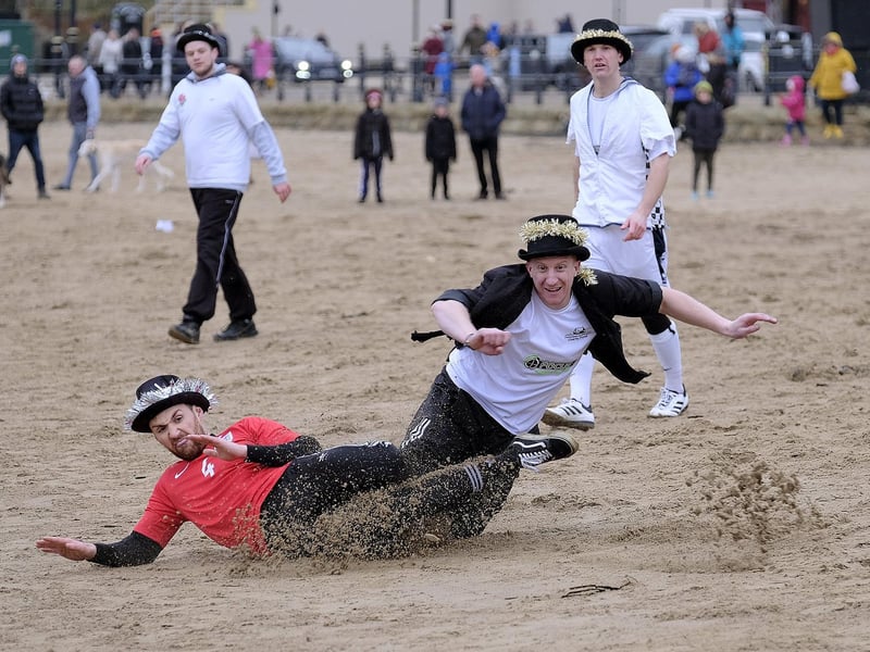 Been to watch, or played in, the Fishermen v Firemen football match on Boxing Day.