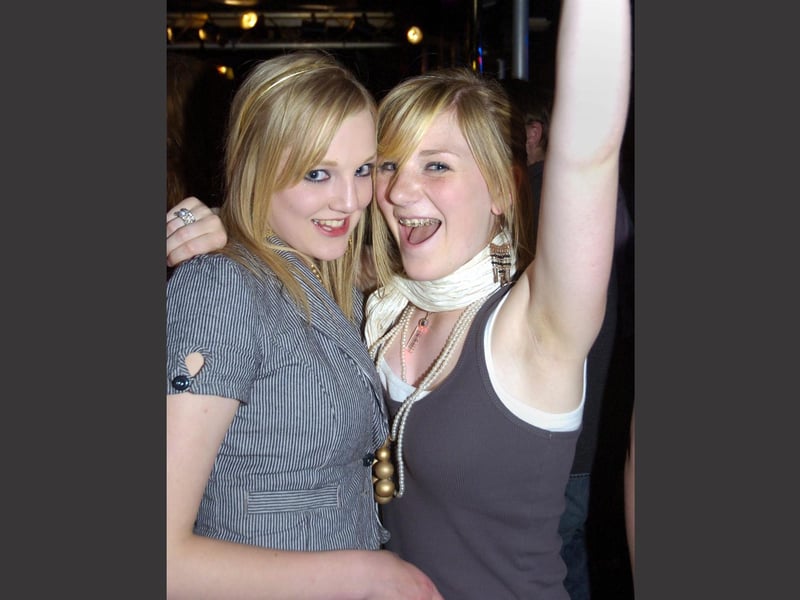 Having fun on the dancefloor.