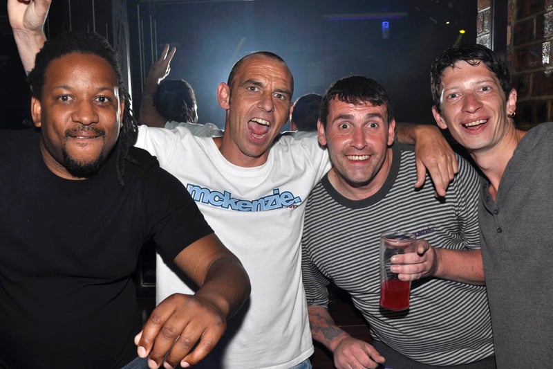 Spike, Curtis, Kenny and Matthew out together.