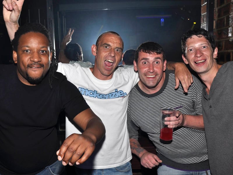 Spike, Curtis, Kenny and Matthew out together.