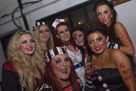 Ashley, Tara, Chelsea, Polly, Rebecca, Danni & Ellie out on the town
