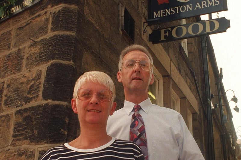 This is landlord and landlady of the Menston Arms John and Barbara Rayton pictured in June 1996.