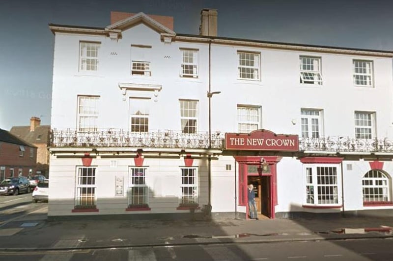 The New Crown Inn when it was located in Bridlington