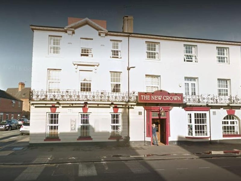 The New Crown Inn when it was located in Bridlington