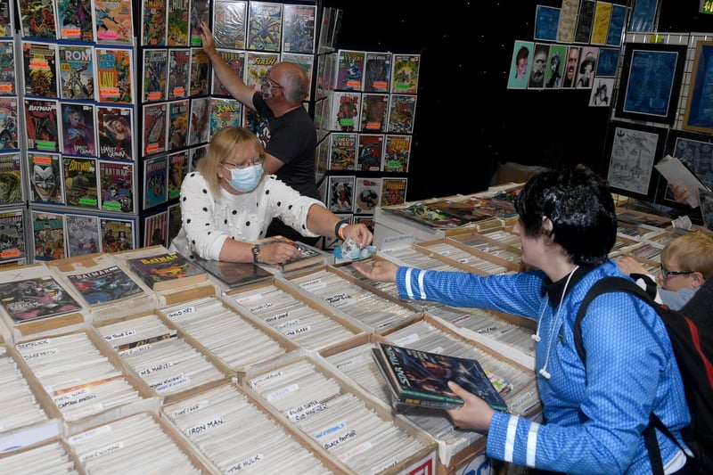 Hundreds of comics from huge fan favourites including Marvel were available to purchase