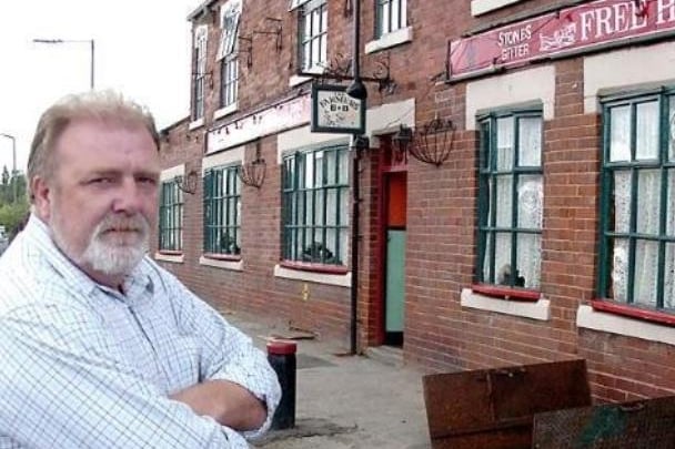 The Farmers Pub, Wakefield Road, Kinsley, landlord Steve Barlow in 2007.