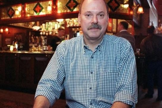 Landlord of the Black Rock pub, Phil Redfearn, pictured in 1998.