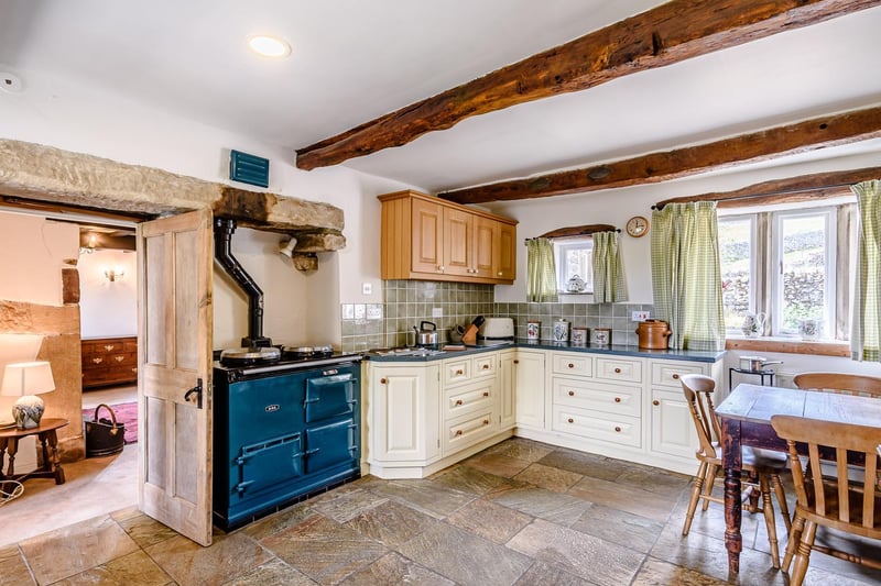 The country kitchen with Aga and plenty of of original features