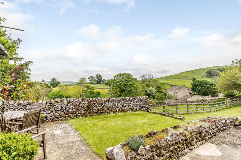 The garden is one of the highlights thanks to its dry stone walls and views