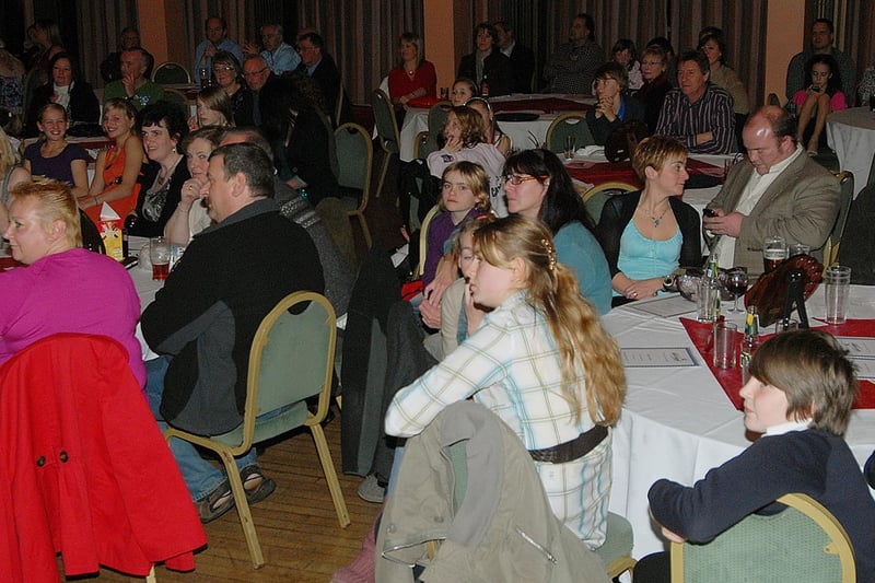 The guests at the 2009 sports awards evening