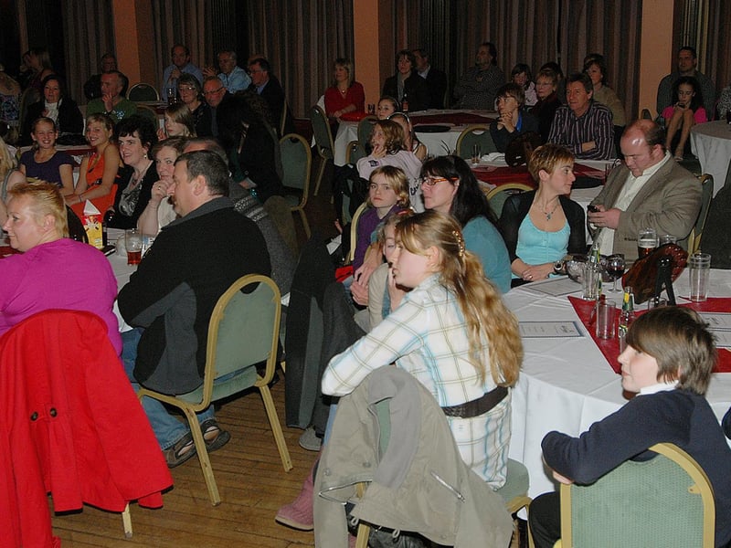 The guests at the 2009 sports awards evening