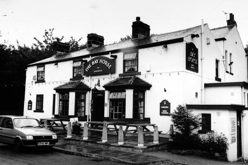 Did you drink here back in the day? The Bay Horse on Parkside Road in Meanwood. Pictured in July 1992.
