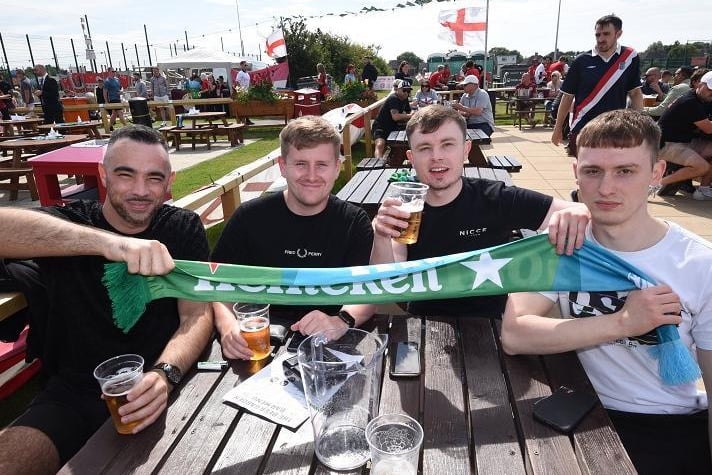 Thousands of England fans had earlier descended on the capital ahead of the mammoth Euro 2020 last-16 clash with Germany