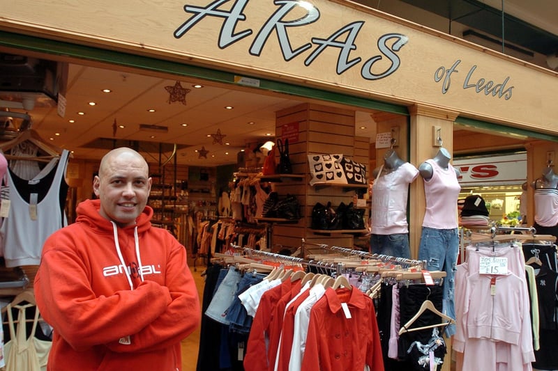 Trevor Majie of Aras of Leeds clothes stall.