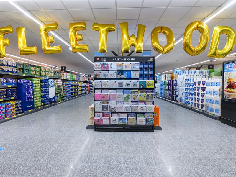 The new greeting cards section.