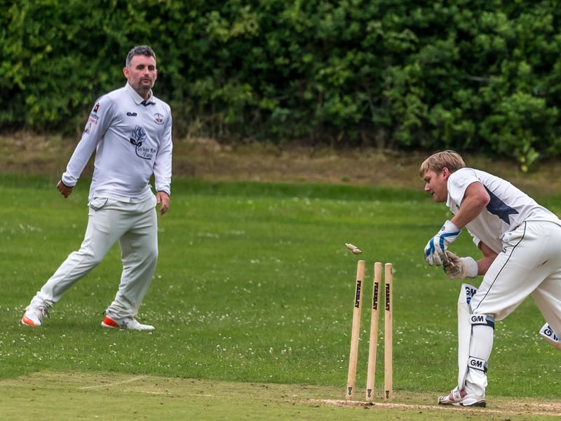 A Seamer 2nds batsman is run out
