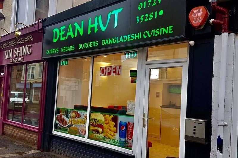 This takeaway serves curries, kebabs and Bangladeshi cuisine. It is rated 5.76 out of 6 by Just Eat reviews. One review reads: "This was the first time we have used you and I have to say that, your food is absolutely outstanding! We had 3 kebabs. You are now on the top of our Scarborough takeaway list!"