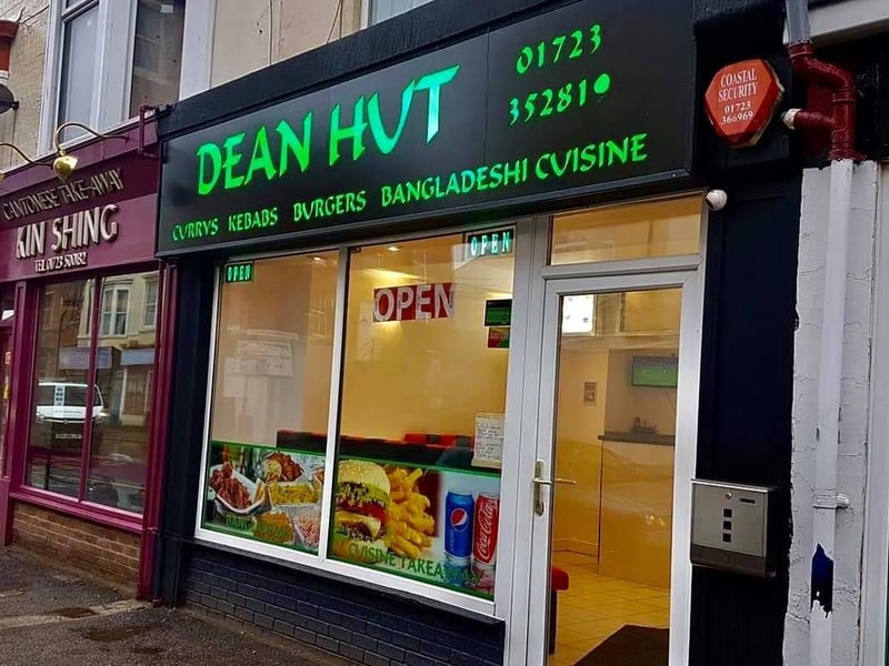 This takeaway serves curries, kebabs and Bangladeshi cuisine. It is rated 5.76 out of 6 by Just Eat reviews. One review reads: "This was the first time we have used you and I have to say that, your food is absolutely outstanding! We had 3 kebabs. You are now on the top of our Scarborough takeaway list!"