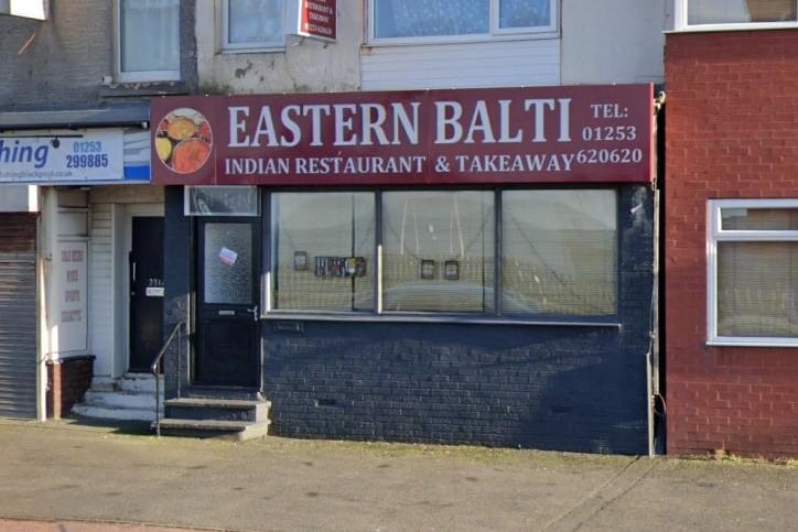 Eastern Balti, 227 Dickson Street, Blackpool, FY1 2JH
DEALS: 15% off when you spend £15
Free delivery when you spend over £12