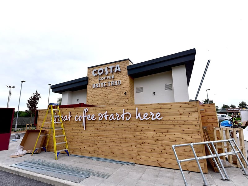 The site is nearing completion as builders fit-out the interior.
