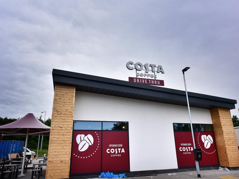 The new Costa Coffee at Eastfield.