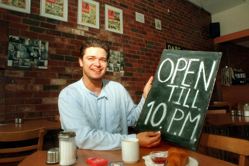 Dare Cafe on Otley Road in Headingley was allowed to stay open until 10pm after being granted permission by Leeds City Council. Pictured is owner Aaron Cowlrick.