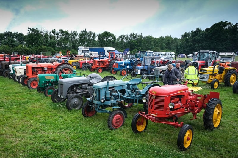 The show featured a vast range of farm vehicles.