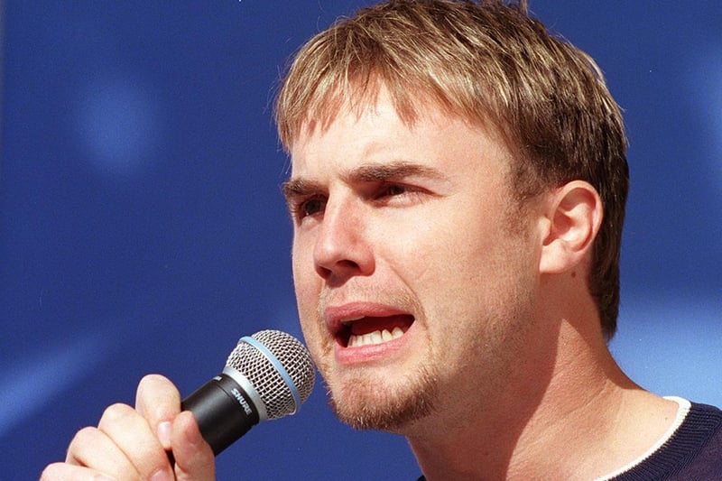 Gary Barlow was a solo artist when he performed at Party in the Park in July 1999.