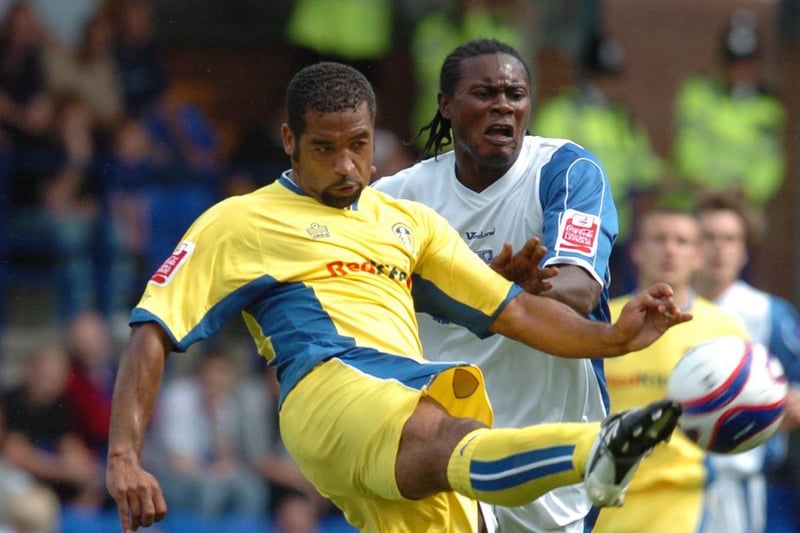 Rui Marques clears from Tranmere's Calvin Zola.