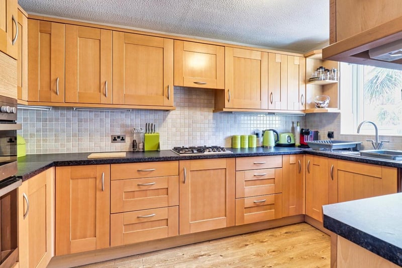 On this floor is the modern fitted kitchen with ample worktop space. It has an integrated double oven, four point gas hob and integrated fridge freezer. There is plumbing for a dishwasher here too.