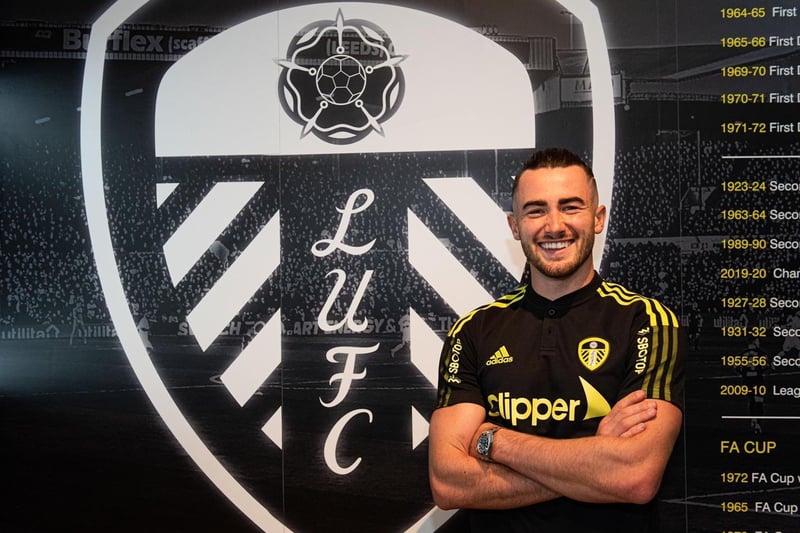 The winger finally joined Leeds on a permanent deal after two years on loan at the club from Manchester City for a fee of around £11m last week. Photo by LUFC.