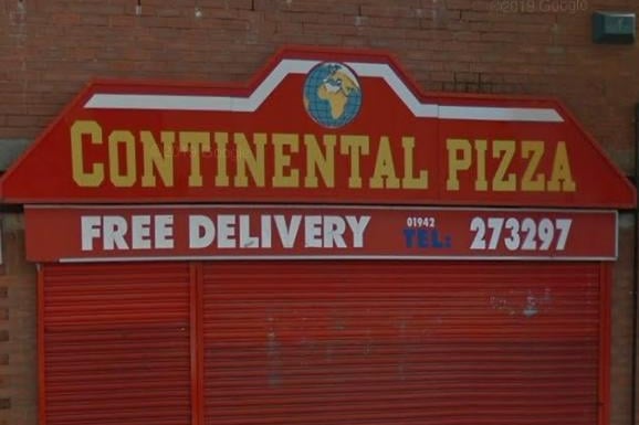 Continental Pizza, 280 Wigan Road, Ashton