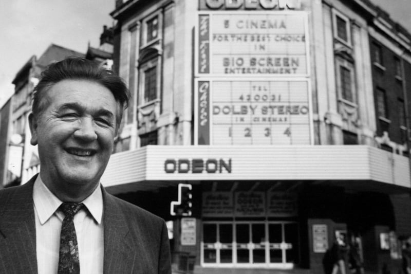 March 1993 and Alan Thornton was retiring as manager after 24 years at the Odeon Cinema on the corner New Briggate and The Headrow.
