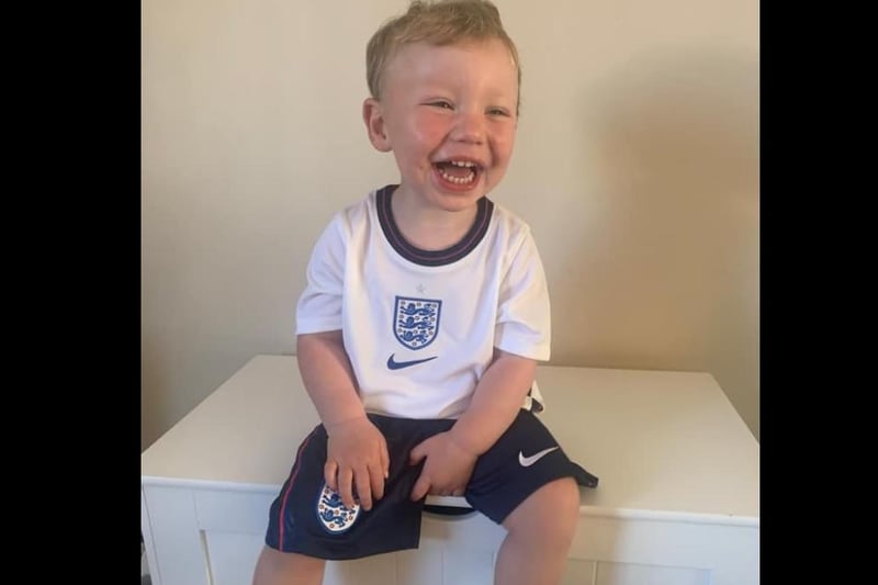 Jess Louise shared a very happy England fan!