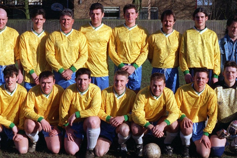 Farnley WMC who played in the Red Triangle League's Premier Division pictured in February 1997.