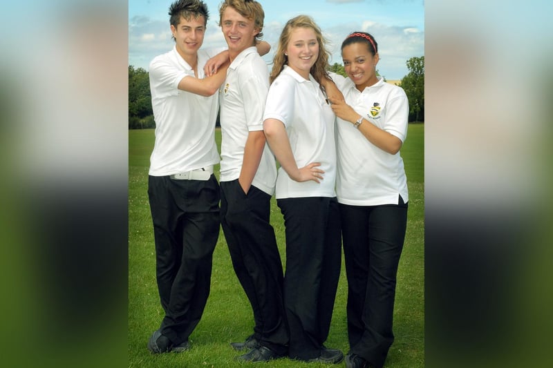 Pictured are head boy and girl and deputy head boy and girl of Filey School.