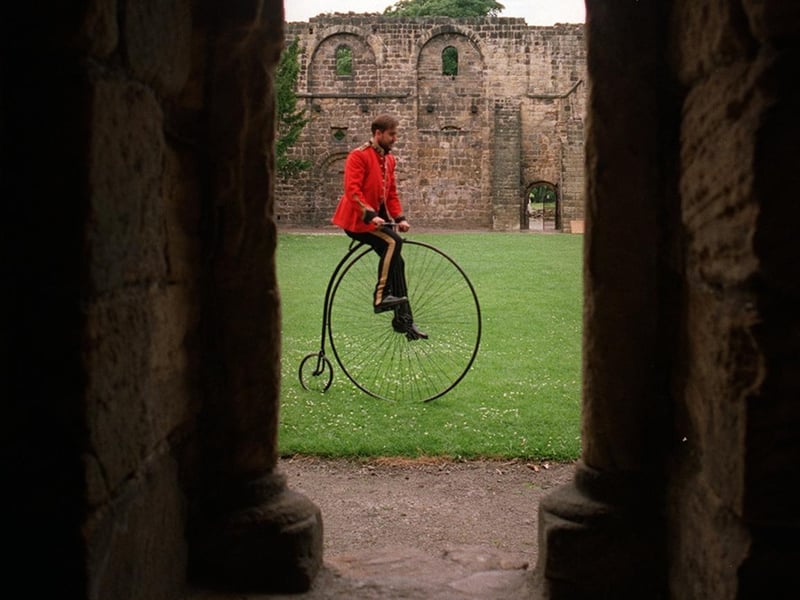 The 3rd Leeds Shakespeare Festival was being held at Kirkstall Abbey. Pictured is  Robert Williamson who plays Perticio.