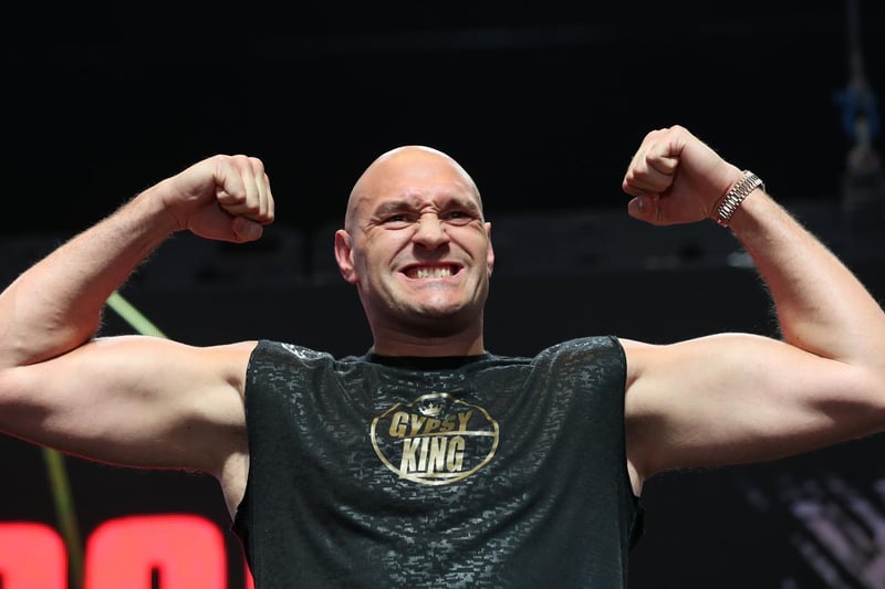 World heavyweight champion Tyson Fury