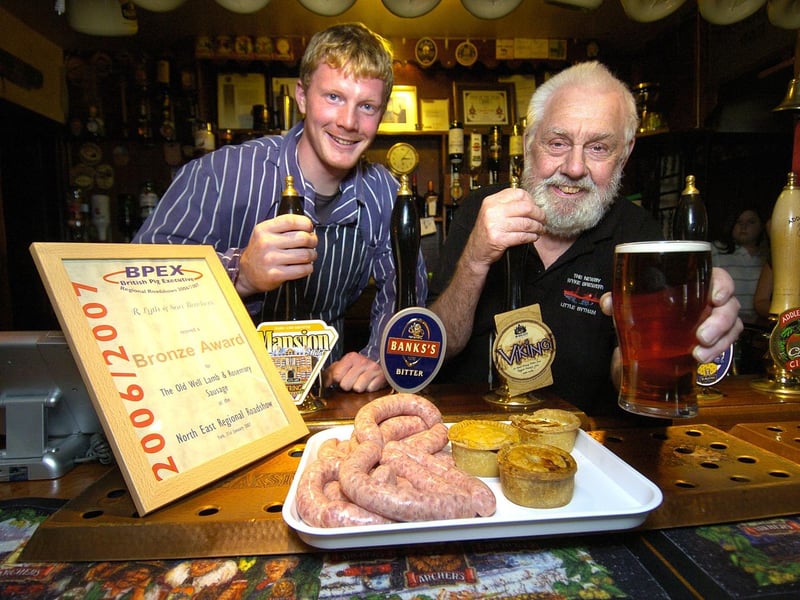 Combining beer flavoured bangers and pies in the annual beer festival.