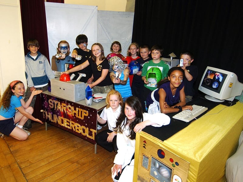 Fylingdales Primary School puts on a performance of The Blue Crystal.