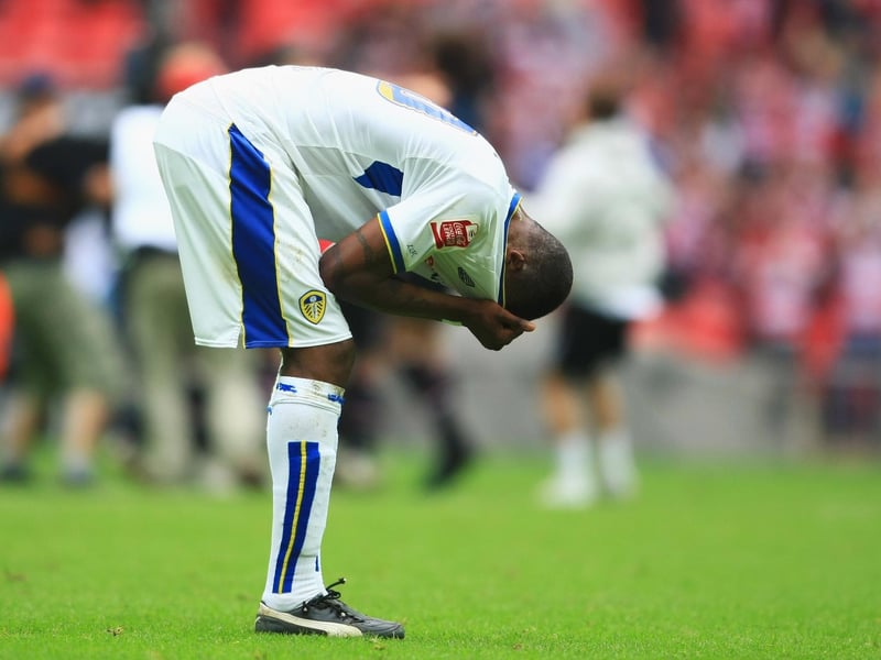 Tresor Kandol looks dejected after the Coca Cola League 1 play-off final against  Doncaster Rovers at Wembley in May 2008.