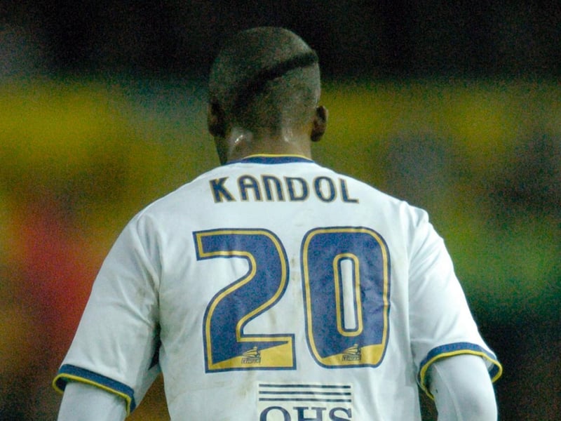 Tresor Kandol shows off his new trim against Doncaster Rovers at Elland Road in January 2008.