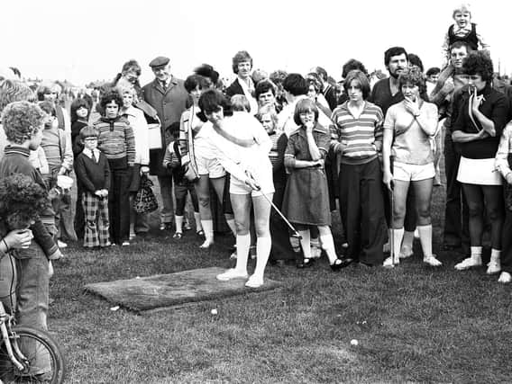 Aspull's version of the popular TV show 'It's a Knockout' in 1976