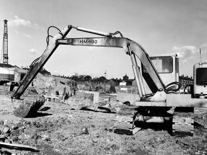The bulldozers and diggers of contractors Lehane, Mackenzie and Shand Ltd moved on site to start work in 1964.