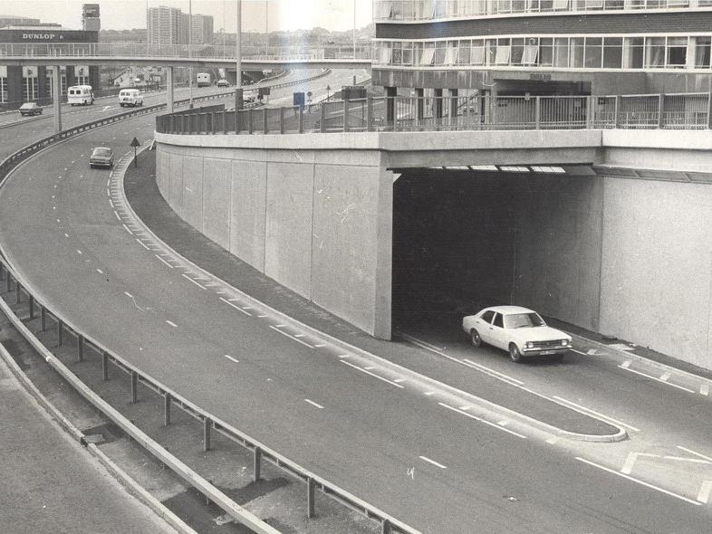 Danger spot? Traffic emerging from West Street comes blindly onto the inner ring road.