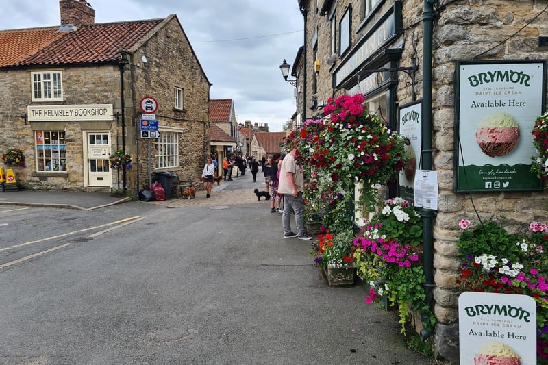 Helmsley offers books shops, cafes and unusual arts and crafts